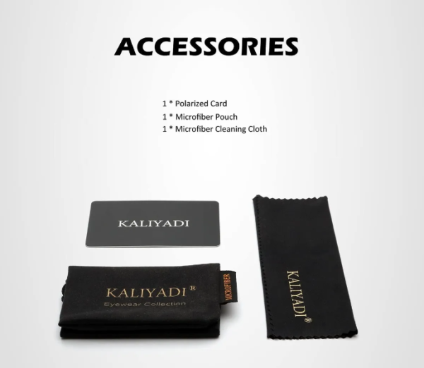 Gafas de sol polarizadas Kaliyadi negras