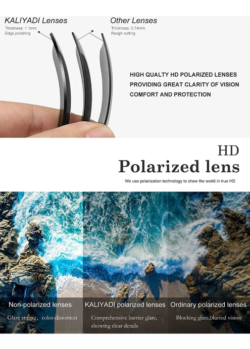 Gafas de sol polarizadas Kaliyadi negras