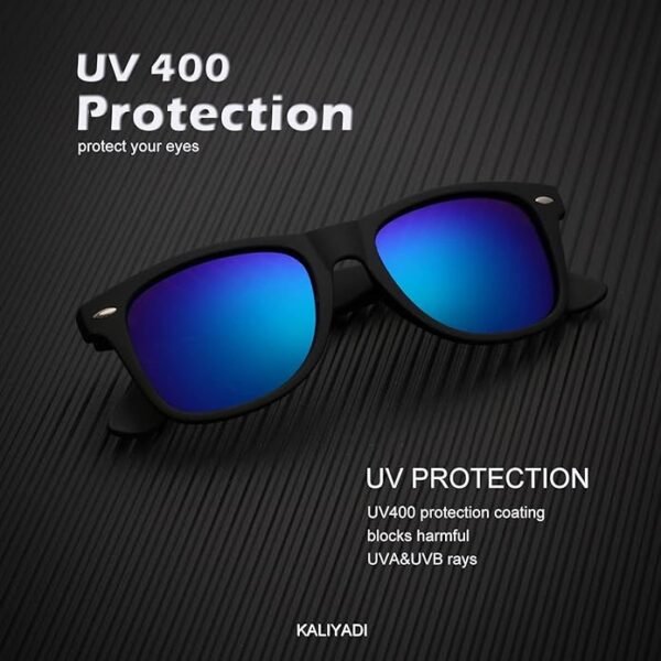 Gafas azules Gafas de sol polarizadas Kaliyadi azul unisex