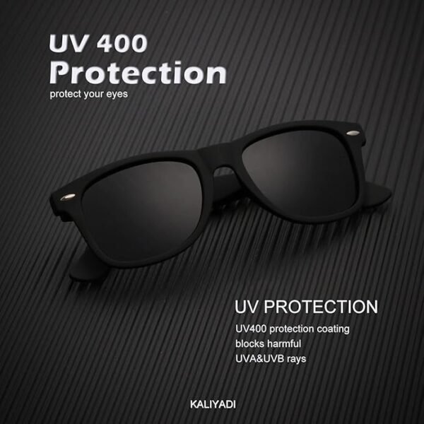 Gafas de sol polarizadas Kaliyadi negras unisex