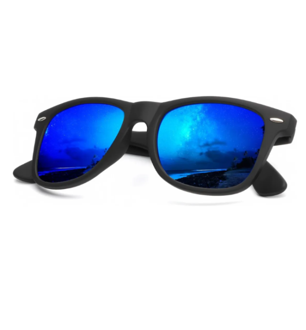 Mundo Nítido-9 Gafas de sol polarizadas Kaliyadi azul unisex