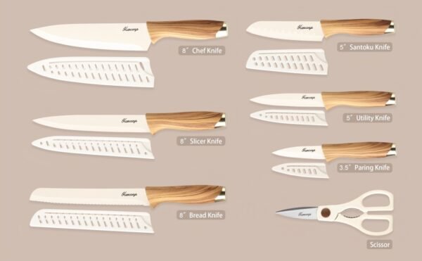 Juego de cuchillos Hancorys de 13 piezas